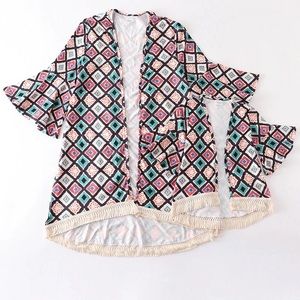 Fringe Cardigan Mommy & Me